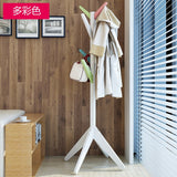 Coat Rack Solid Wood Creative Hanger Floor Bedroom Clothes Rack Simple Modern Simple Hanging Clothes Rack
